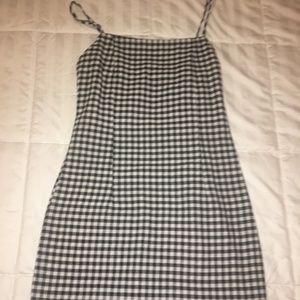 gingham mini dress